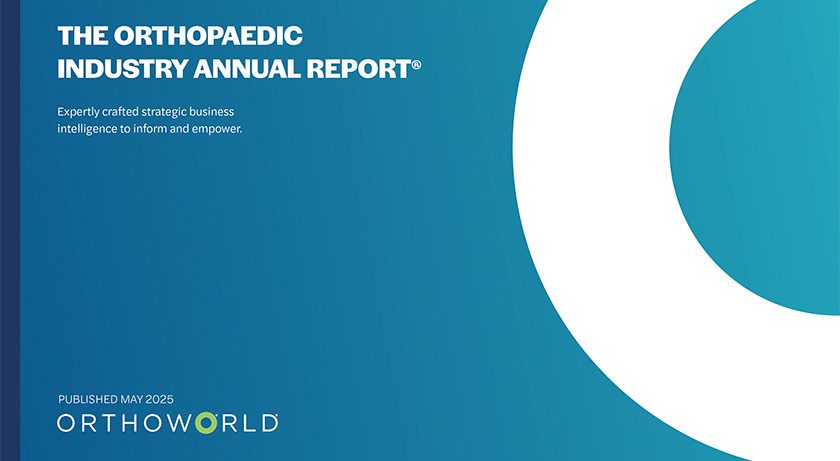THE ORTHOPAEDIC INDUSTRY ANNUAL REPORT