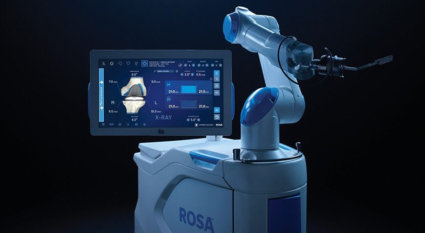 Zimmer Biomet Receives U.S. FDA Clearance for Enhanced Version of ROSA Knee Robotic Technology