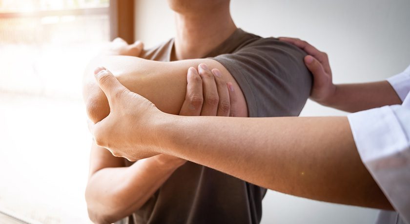 Injured rotator cuff